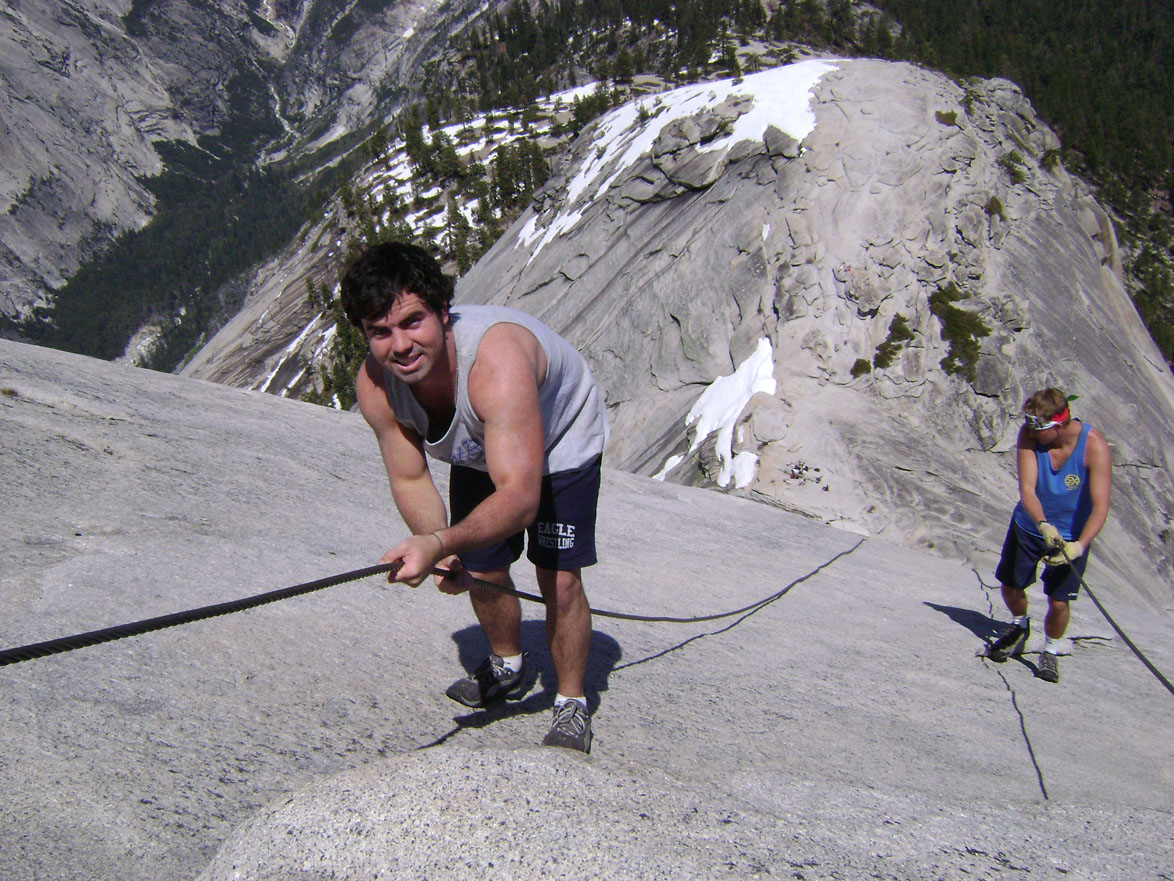 How to Hike Half Dome Cables Down